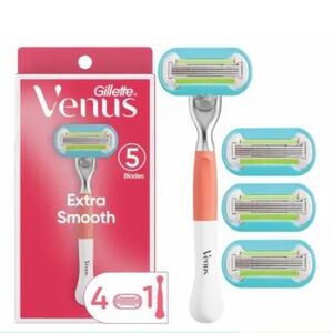 Venus Extra Smooth Value Packz, Handle + Cartridge Refills, NEW